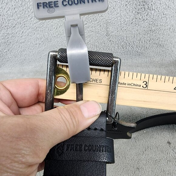 Free Country Belt Mens 36 Black Leather *NWT*